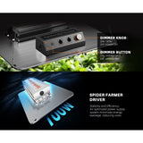 Spider Farmer SF1000 100W Dimmable Full Spectrum LED Grow Light