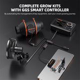Spider Farmer SF2000 LED Grow Light + 2' x 4' Grow Tent + Inline Fan