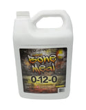 White container of Bone Meal fertilizer with a colorful label on a white background