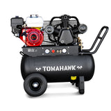 20 Gallon Portable Air Compressor 6.5HP Honda GX200 Engine Horizontal Tank 13.5 CFM @ 90 PSI Gas-Powered