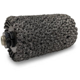 8-Inch Steel Wire Brush Drum Scarifier Attachment