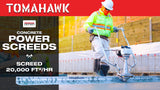 PRO Series Magnesium Power Screed Concrete Finishing Blade (Choose 4ft, 6ft, 8ft, 10ft, 12ft, 14ft, 16ft)