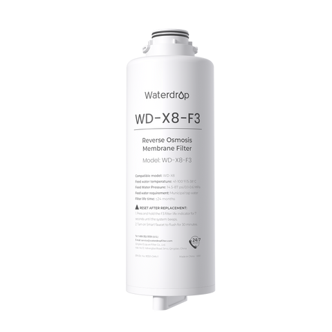 X8-F3 Filter for Waterdrop X8 Reverse Osmosis System | 800 GPD