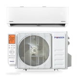 Pioneer® Quantum Ultra™ 12,000 BTU 23 SEER2 115V High-Wall Ductless Energy-Star Mini-Split Air Conditioner Inverter Heat Pump Full Set