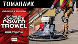 46" Concrete Power Trowel 8.5HP Honda Combo Blades and Float Pan Cement Finishing Tool