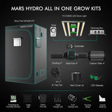 Mars Hydro FC-E3000 LED Grow Light + 3' x 3' Grow Tent + Inline Fan Combo with Speed Controller