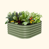 17" Tall 4 In 1 Small Modular Metal Raised Garden Bed Kit