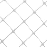 VineLine 4' x 3300' White VineLine Plastic Garden Netting Roll w/ 4"