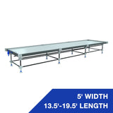 Wachsen Professional 5' Rolling Bench 13.5'-19.5' Length
