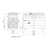 ULVAC DA-40S 1.6 Cfm Oil-Free Diaphragm Pump - New In Stock