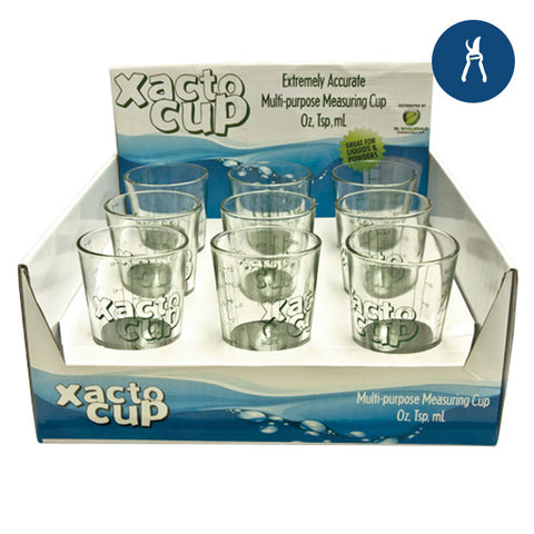 Xacto Cup Display w/ 9 glasses