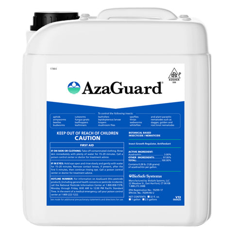 AzaGuard Botanical Insecticide - 32 oz - Case of 4 - 7000-32oz – Grow ...