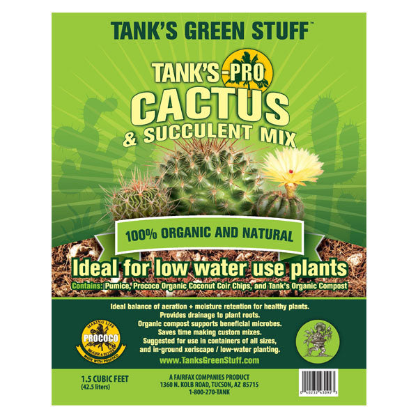 organic succulent mix Tank's-Pro Cactus & Succulent Mix
