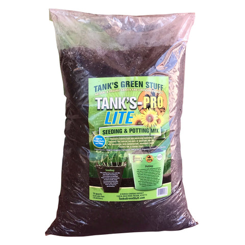 potting mix 16 qt Tank's Green Stuff | Tank's Pro-Lite Seeding & Potting Mix - 16 qt Bag - CLOSEOUT