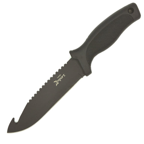 5.9" blade Survival/Fishing Knife w/gut hook and sheath