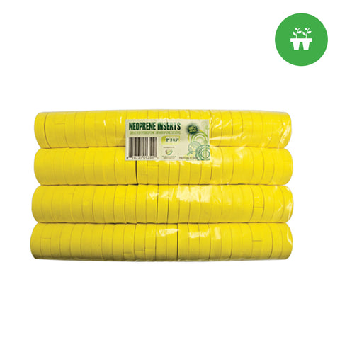 2'' Neoprene Inserts (100-pack) Yellow
