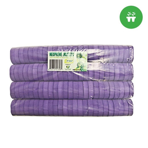 2'' Neoprene Inserts (100-pack) Purple