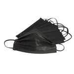 Enviroguard Black 3-Layer Latex Free Disposable Mask - Case of 2000