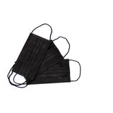 Enviroguard Black 3-Layer Latex Free Disposable Mask - Case of 2000