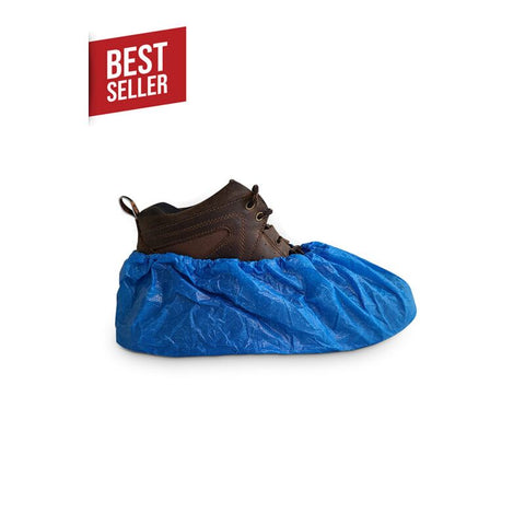 Enviroguard Blue Super Heavy Duty CPE Shoe Cover - Case of 300