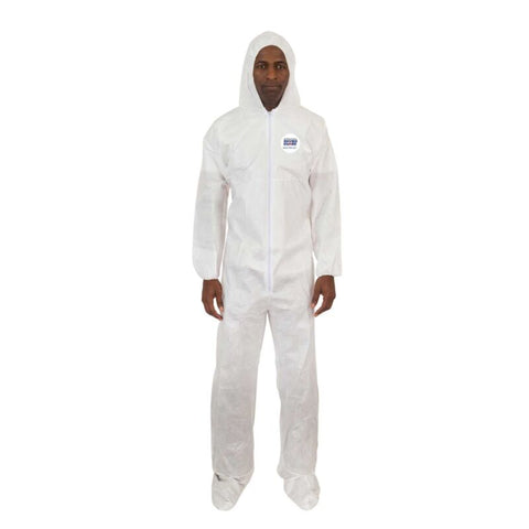 Enviroguard Body Filter 95+ Coverall with Hood & Boot, Elastic Wrist & Ankle - 4XL - Case of 25