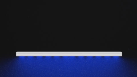 LED Blue Bar, (450nm), 253.5 umol/S, 2.30-2.34 umol/J, 110v/208v/240v/277v compatible - Case of 6