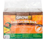 GROW!T Coco Coir Mix Brick - 3 Pack