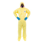 Enviroguard Chemical Splash Coverall with Attached Hood & Boot, Elastic Wrist, Serged Seams - 2XL - Case of 12
