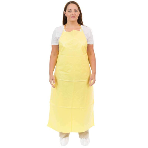 Enviroguard 28" x 46" Chemical Splash Apron with Tie Strings - Case of 100