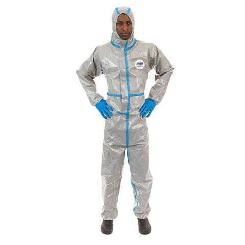 Enviroguard ChemSplash® 2, Chemical Splash Coverall with Hood, Elastic Wrists & Ankles, Attached Thumb Loops, Taped Seams - 2XL - Case of 6