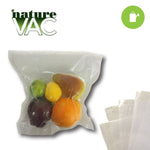 NatureVAC 15''x20'' Precut Vacuum Seal Bags All Clear (50-pack)