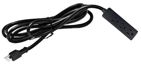 120V 14 Gauge 3-Plug Extension Cord 25'