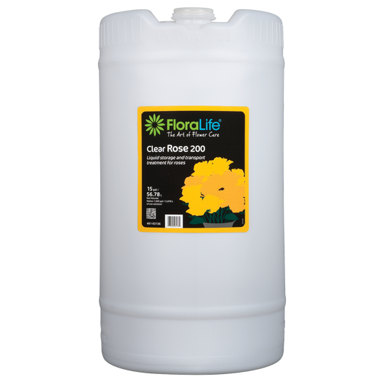 FLORALIFE CLEAR ROSE 200 STORAGE & TRANSPORT, 15 GAL - Pallet of 9 ...