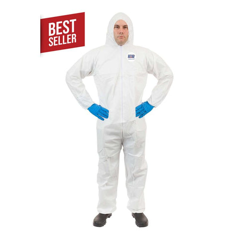 Enviroguard ValuGuard MP™ Economical Microporous Coverall with Attached Hood, Elastic Wrist & Ankle - Size XL - Case of 25