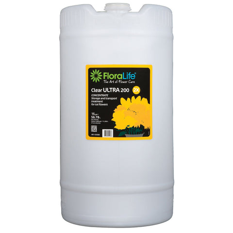 FLORALIFE CLEAR ULTRA 200 STORAGE & TRANSPORT CONCENTRATE, 15 GAL - Pallet of 9