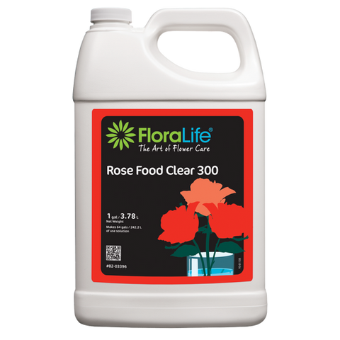 FLORALIFE ROSE FOOD CLEAR 300 LIQUID, 1 GAL - Case of 6