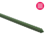 2' Steel Stake Plant Support - Green 20-pack - 3/8'' THICK