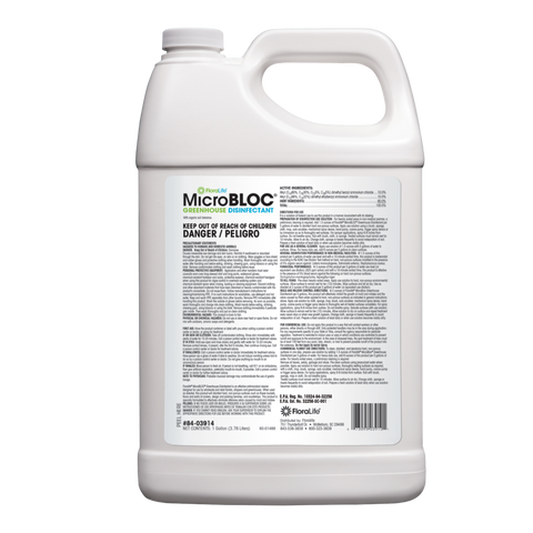 FLORALIFE 30gal MICROBLOC DISINFECTANT - Pallet of 4