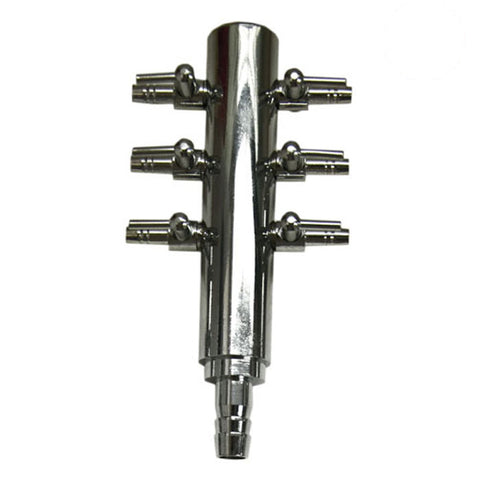 Chrome Air Divider 6 Outlet