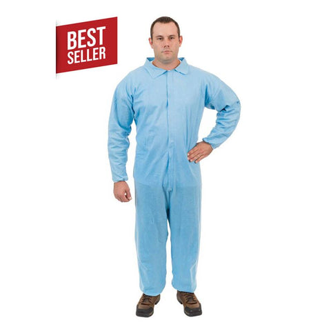 Enviroguard PyroGuard FR® Flame Resistant Coverall, Elastic Wrist, Open Ankle - Size XL - Case of 25