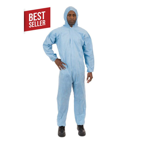 Enviroguard PyroGuard FR® Flame Resistant Coverall, Attached Hood, Elastic Wrist, Elastic Ankle - 2XL - Case of 25