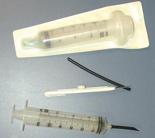 Grodan Syringe, 60 ml, with plastic needle for EC/pH tests