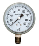 Ammonia Gas Pressure Gauge, 160 PSI