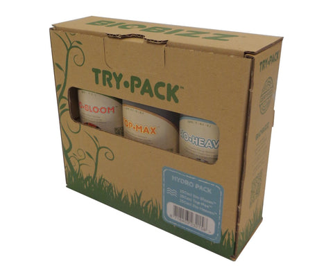 Try-Pack Hydro Pack, pack of 3 (250 ml ea)