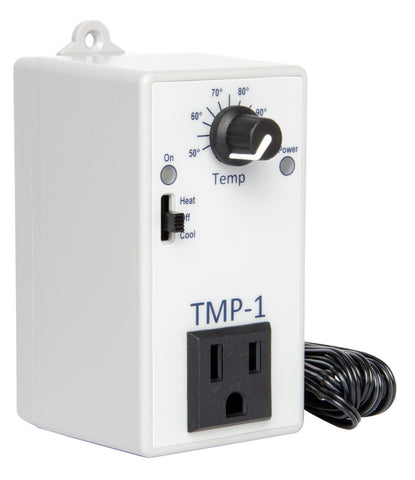 TMP-1 Cooling & Heating Controller, 50-115F, 15A @ 120V