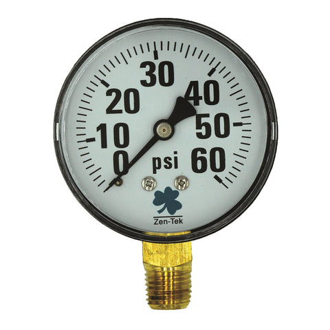 Dry Air Pressure Gauge, 0 – 60 psi