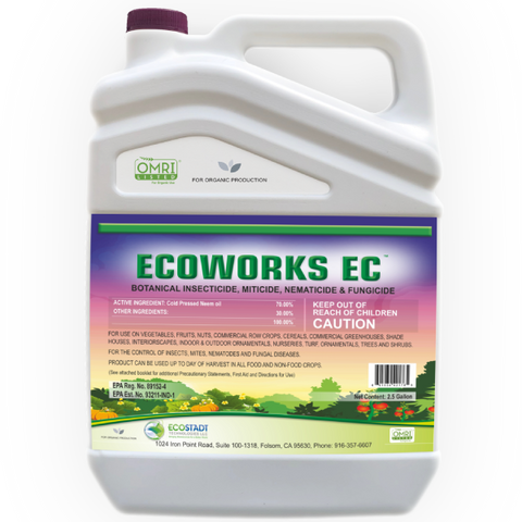 ECOWORKS EC Botanical Insecticide - 2 OZ / 60 ML - Case of 48