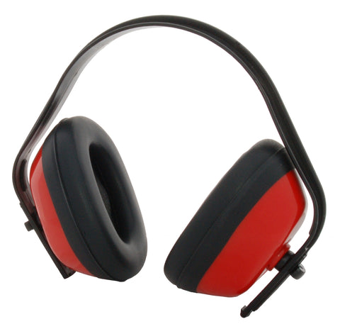 Standard Red & Black Ear Muffs