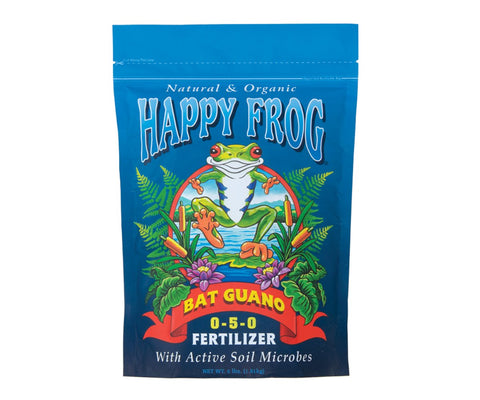 FoxFarm Happy Frog High-Phosphorus Bat Guano Fertilizer, 4 lbs