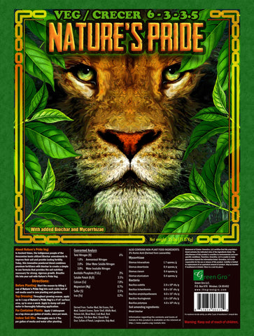 Nature's Pride Veg Fertilizer, 35 lbs